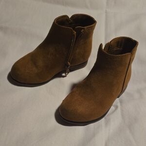 Brown Kids Ankle Boots